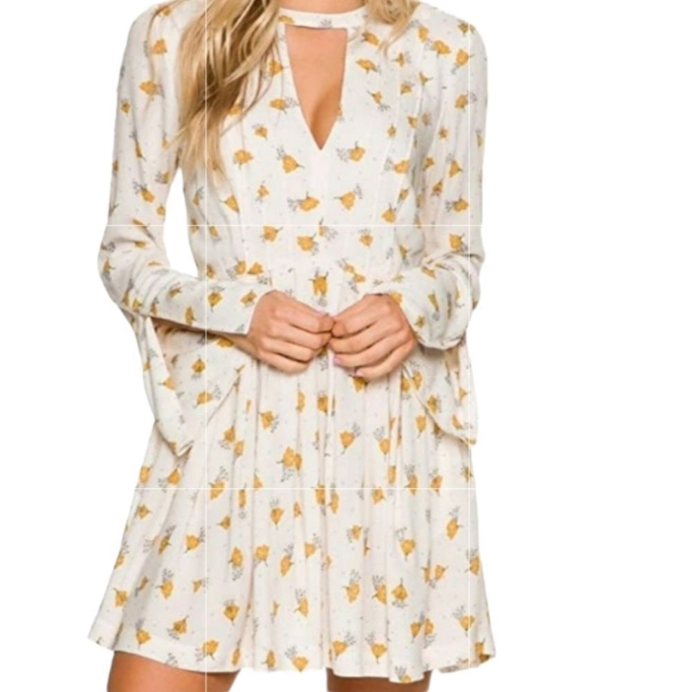 FREE PEOPLE Tegan floral dress with pockets 2